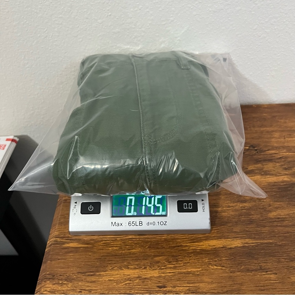 J. Crew  Women Cotton Camp Pants 0 Patch‎ Pockets Tapered Leg Casual Green - Picture 9 of 11